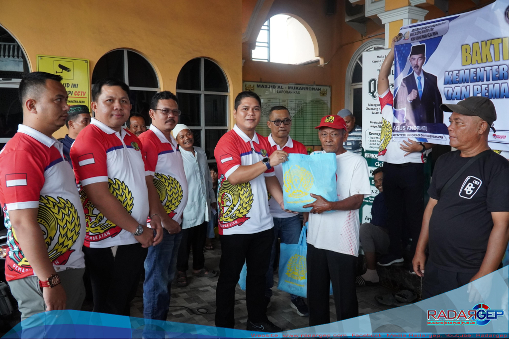 Rutan Kelas I Medan Salurkan 300 Paket Bantuan Sosial Kepada Masyarakat Sekitar